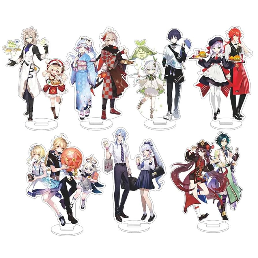 原神 3周年記念ギフトボックス アクリルスタンド セノ ディルック 凝光 綾華 Amazon.co.jp: 原神 アクリルスタンド ディルック魈 神里綾華 楓